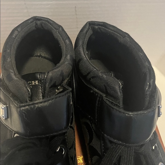 Coach Zany Black high-top sneaker Women 8 PreOwned - Picture 6 of 14
